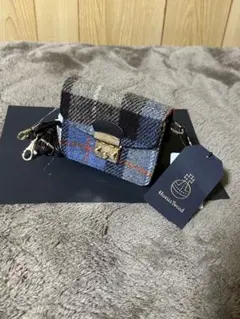 トレンド！Harris Tweed チェック柄ショルダーバッグ