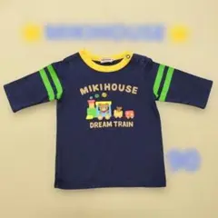 MIKIHOUSE⭐️プッチーくん✖機関車　7部丈 Tシャツ 90