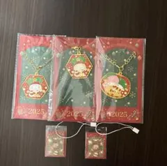 サンリオ ノベルティ クリスマス バッグチャーム&メッセージカード計5点セットのサムネイル