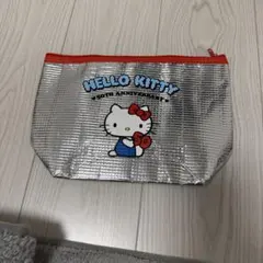 サンリオ　ハローキティ　アルミポーチ　バッグ　50周年