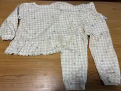 チェック柄 パジャマセット　100サイズ