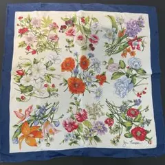 Jim Thompson ジムトンプソン 花柄シルクスカーフ ハンカチ 45cmのサムネイル