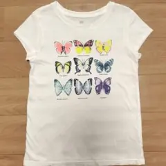 GAP KIDS　蝶々プリントTシャツ　130　女の子