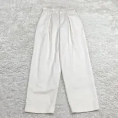 【STEVEN ALAN 】ハイウエスト テーパードパンツ コットン リネン