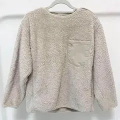 UNIQLO エンジニアードガーメンツ フリースプルオーバー オフホワイト M