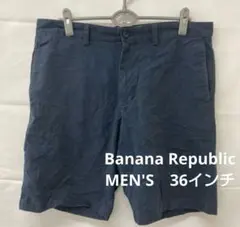 Banana Republic ショートパンツ ネイビー 36インチのサムネイル