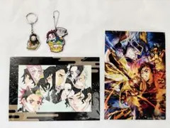 非売品 鬼滅の刃 劇場版入場特典イラストボード＆アクキー ラバスト 4点セット