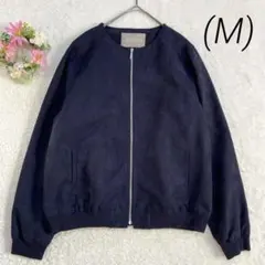 美品★ A DAY IN THE LIFE スエードライク ライダース ブルゾン