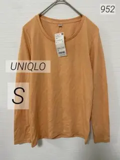 952 新品タグ付き UNIQLO ストレッチコットンクルーネックT