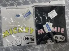 本日価格　新品タグ付き　ミッキー　ミニーちゃん　Tシャツ　2枚セット