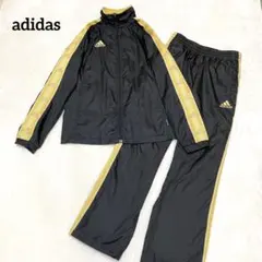 希少【adidas】アディダス　ジャージ　セットアップ　スウェット　黒×黄