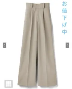 タックワイドパンツ スラックス