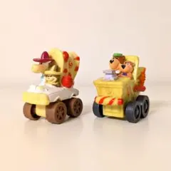 ハンナ・バーベラ　早撃ちマック　ハックル　壁掛け USA製 ビンテージ セット Huckleberry Hound & Quickdraw McGraw Wall Plaques