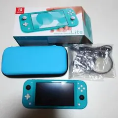 Nintendo Switch Lite ターコイズ　充電器とケース付き