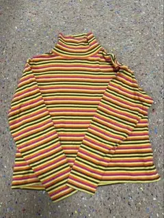 ビームスボーイ　マルチボーダータートルネック