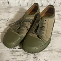 H.P.S. コンフォートシューズ レザースニーカー　23.5cm