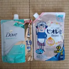 敏感肌用　ボディウォッシュ詰め替え2種のサムネイル
