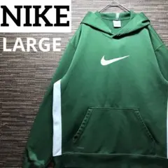 Nike フード付きパーカー L 緑　Y2K