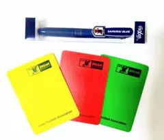 PILOTフリクションボール4　SAMURAI BLUE　JFA　グリーンカード