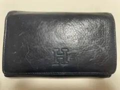 ヒロフ　ネイビー　財布　二つ折りのサムネイル