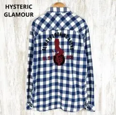 HYSTERIC GLAMOUR ヒステリックグラマー 刺繍 チェック シャツ HYSTERIC GLAMOUR（ヒステリックグラマー）の「SOCIAL CLUB刺繍