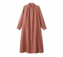 【無印良品】リネンシャツワンピース 麻100% S