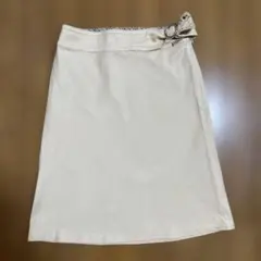 バーバリーブルーレーベル　ベージュ スカート 36