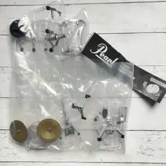 パール ドラム ミニチュアコレクション 未開封2点 ハイハットスネア フロアタム