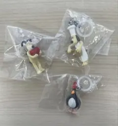 ウォレスとグルミット　めじるしアクセサリー　3個セット