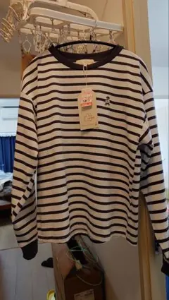 LOGOS DAYS ストライプ長袖Tシャツ しまむら ボーダー