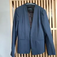 UNITED ARROWS ノーカラージャケット ネイビーのサムネイル