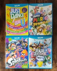 wiiUスプラトゥーン　スマッシュブラザーズ　ジャストダンス　マリオワールド
