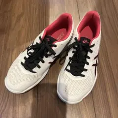 ASICS バレーボールシューズ ホワイト/ピンク/ブラック　24㎝
