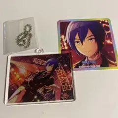 【非売品しおり付】プロセカ　KAITO アクリルキーホルダー&シール