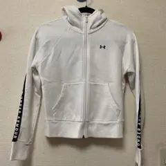 UNDER ARMOUR フルジップパーカー ホワイト