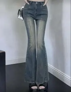 SHEINフレアパンツ