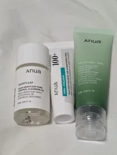 Anua Heartleaf クレンジングオイル・フォームヒアルロン酸クリーム