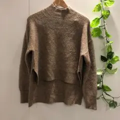 URBAN RESEARCH TEMS 茶 ニット トップス ゆったりのサムネイル