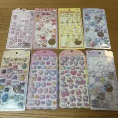 サンリオほか ボンボンドロップシール コットンパフィーシールなど おすそわけ