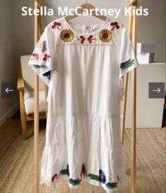 美品！Stella McCartney Kids 刺繍 半袖 ワンピース14Yのサムネイル