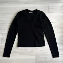 plage vneckロンt ブラックのサムネイル