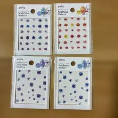 ②ネイルシール4点セット