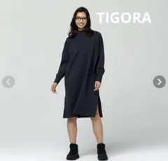 値下げ！TIGORA ニットワンピース Mサイズ 黒