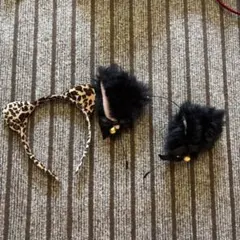 ハロウィン　仮装　猫耳　猫カチューシャ　ユニバ