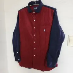 【美品】Psycho Bunny　コーデュロイ長袖シャツ　　メンズ