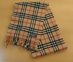 【美品】✨✨Burberry ノバチェック柄マフラーララムウール100%