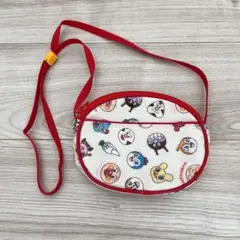 アンパンマン柄　ポシェット　赤