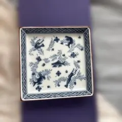 たち吉 魚文様 角皿 陶磁器のサムネイル