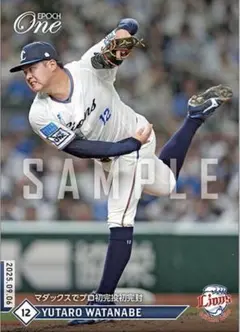 エポックワン　渡邉勇太朗　マダックスでプロ初完投初完封　埼玉西武ライオンズ