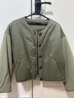 カーキ アウター ジャンバー ZARA